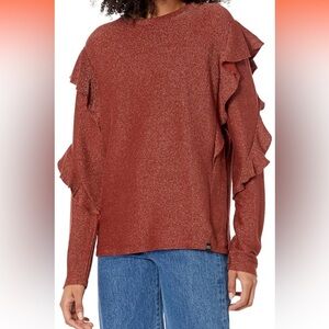 Scotch and soda ruffle top
